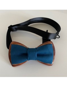 Noeud papillon en bois et...