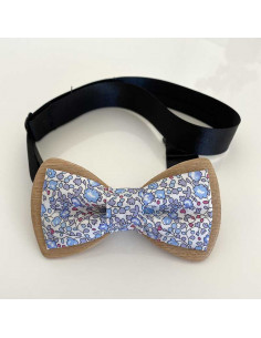 Noeud papillon en bois et...