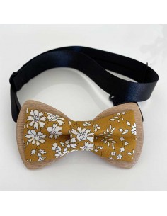 Noeud papillon en bois et...