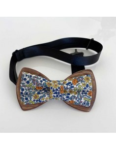 Noeud papillon en bois et...