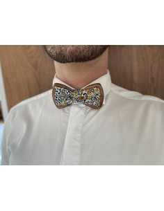 Noeud papillon en bois et... 2