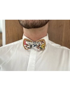 Noeud papillon en bois et... 2