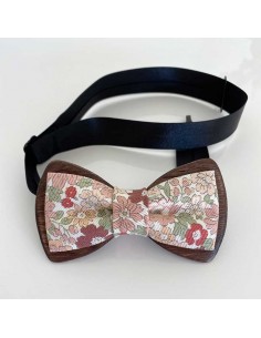 Noeud papillon en bois et...