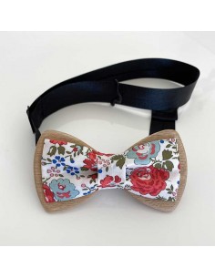 Noeud papillon en bois et...