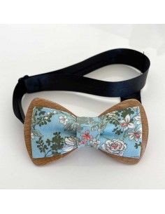 Noeud papillon en bois et...