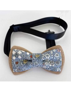 Noeud papillon en bois et...