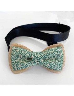 Noeud papillon en bois et...