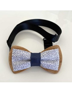 Noeud papillon en bois et...