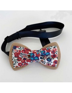 Noeud papillon en bois et...