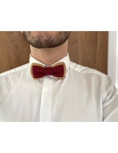 Noeud papillon en bois et... 2