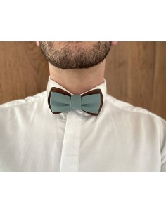 Noeud papillon en bois et... 2