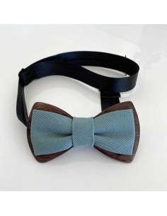 Noeud papillon en bois et...