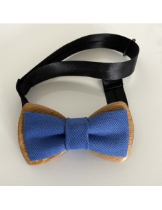 Noeud papillon en bois et...