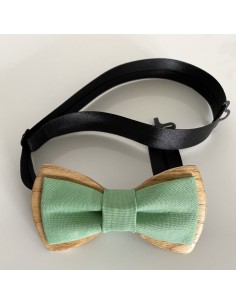 Noeud papillon en bois et...